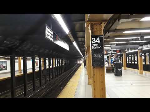 Not in Service R62 passing 34th Street - Penn Station