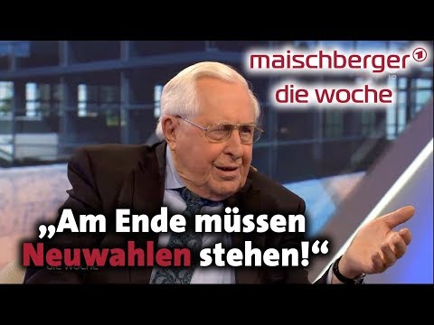 Bernhard Vogel bei maischberger. die woche 19.02.2020