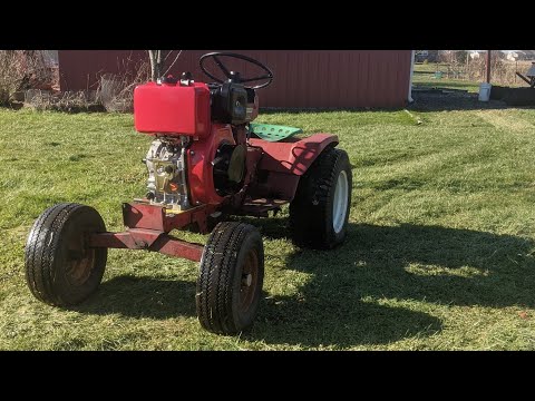 DIESEL SWAPPING A GARDEN TRACTOR !