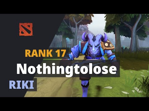 Nothingtolose (Rank 17) plays Riki Dota 2 Full Game