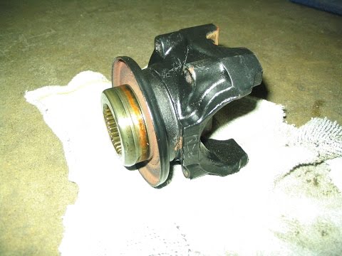 Chevy 10 bolt 8.5 pinion yoke replacement