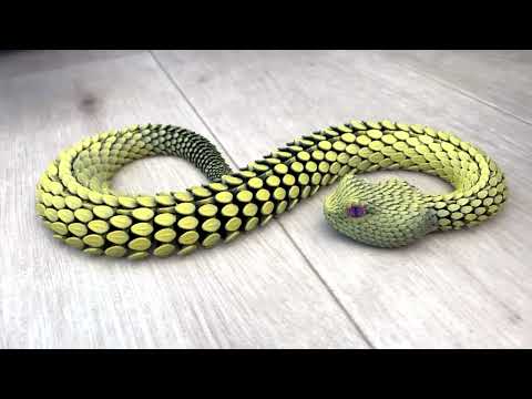 CUBO Bush Viper snake toy.