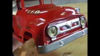 preview picture of video 'CUSTOM MADE 1956 TONKA FIRE CHIEF TRUCK RESTORATION EXPOSED! VIDEO #1'
