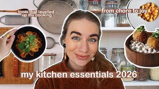 20 Kitchen Essentials I Can’t Live Without in 2026 // life hacks for plantbased cooking