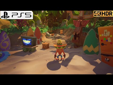 Crash Bandicoot 4 It's About Time PS5 4K 60FPS HDR Gameplay