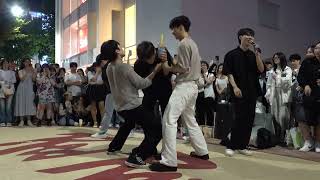 Download lagu 240625 kpop cover dance team ONE OF - RED (HyunA) Hongdae busking mp3