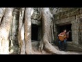 Jeff Peterson performs Maui On My Mind at Ta Prohm, Cambodia  www.jeffpetersonguitar.com