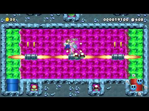 The Forgotten Power Up Mine by Bee04 🍄 Super Mario Maker 2 ✹Switch✹ #boo