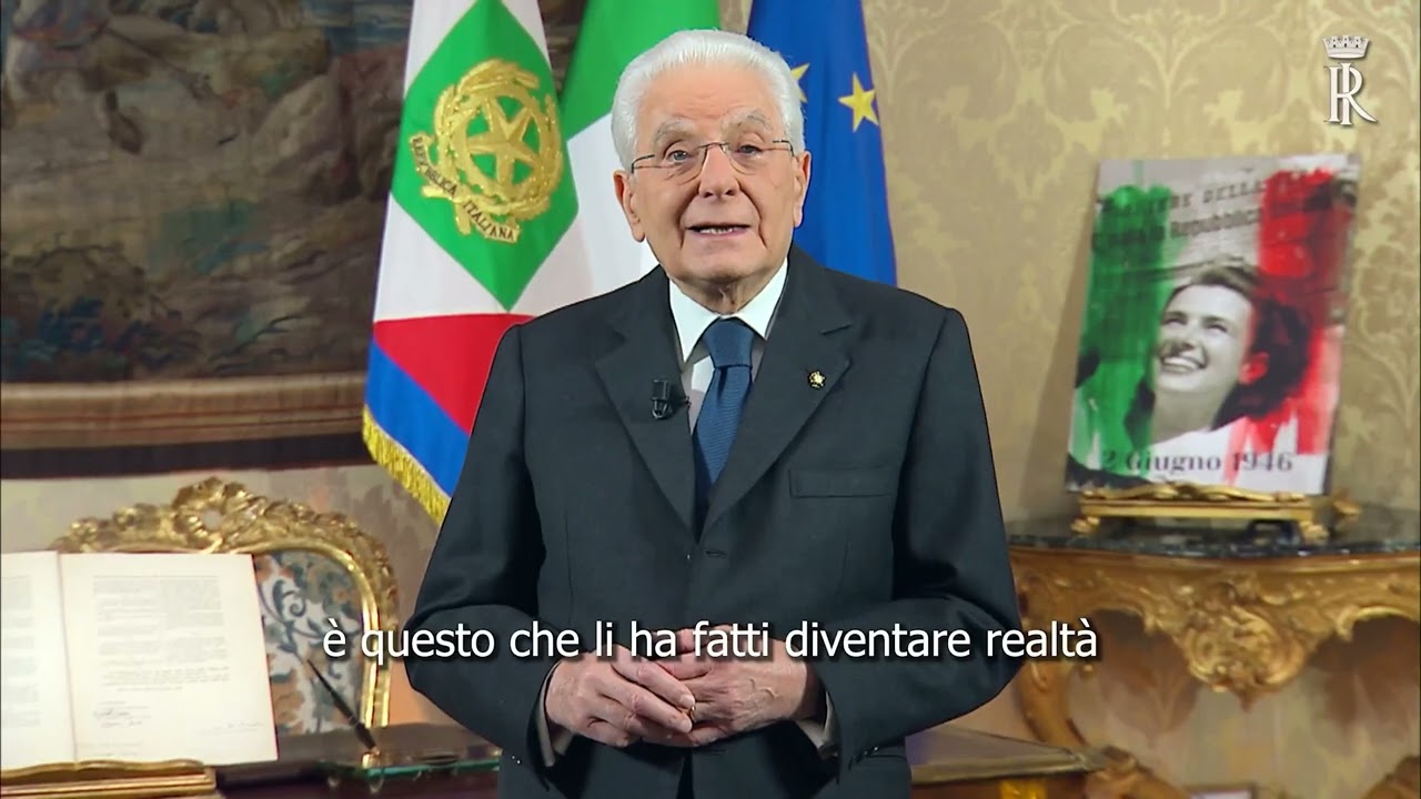 MATTARELLA: “LA REPUBBLICA ITALIANA, UN SUCCESSO DI CUI ESSERE ORGOGLIOSI”