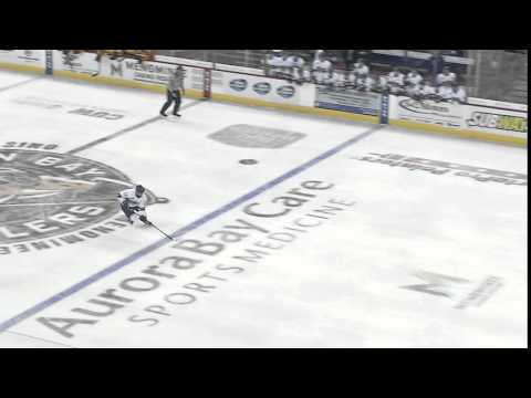 Adam Huska makes a save