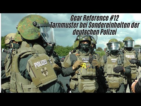 Gear Reference #12 | camouflage and equipment in use with SEK, MEK and GSG9 of the 🇩🇪 police