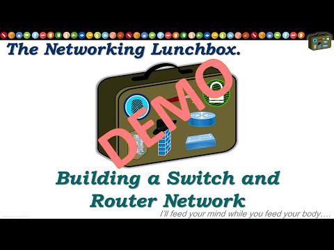 Building a Switch and Router Network Demonstration with IPv4