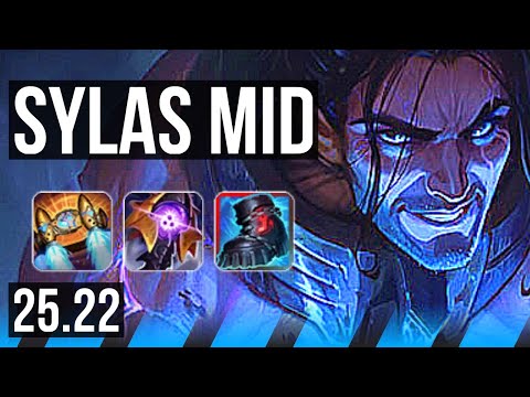 SYLAS vs FIZZ (MID) | 9/0/2, Legendary | KR Master | 25.22