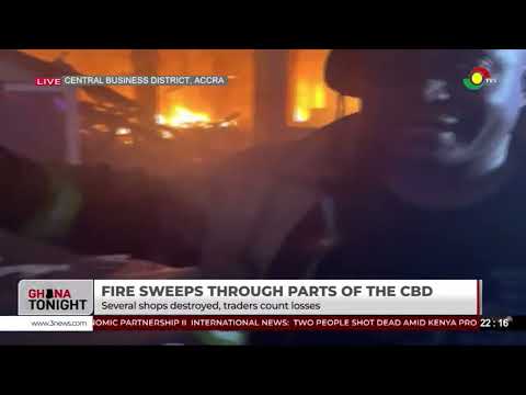 Raging inferno guts Police Barracks Annex Building in Tudu | Ghana Tonight (June 3, 2026)