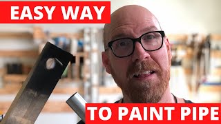 Simple Hack to Easily Paint Pipe, Rods, or Poles