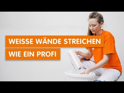 Weiße Wände streichen wie ein Profi