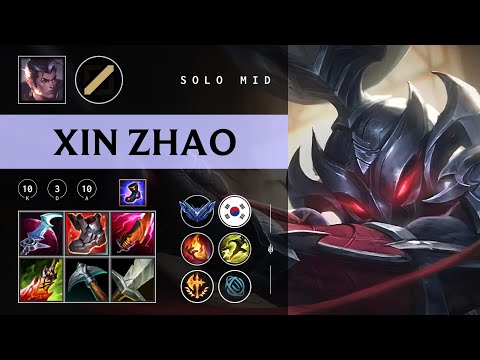 Xin Zhao Mid vs Yasuo - KR Diamond Patch 26.01
