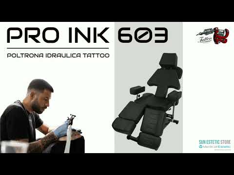 Pro Ink 603 poltrona lettino tattoo idraulica multifunzionale per tattuaggi