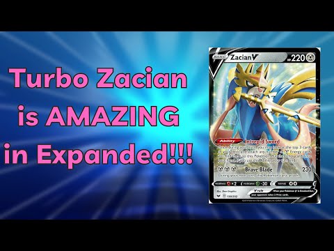 Turbo Zacian can OHKO Tag Teams EASILY!- PTCGO Expanded Deck Showcase