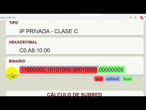 Calculo de subredes - Ejemplo