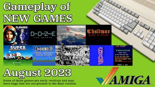 Gameplay of New Amiga Games, August 2023