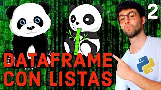 🔰¿CÓMO crear un DATAFRAME con LISTAS? Pandas desde cero Python#2