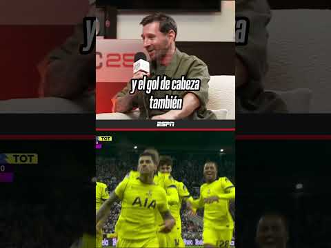 😅 ¿VISTE LA CHILENA DEL CUTI, LEO? Las palabras de Messi sobre el golazo en #SC25 | #Shorts