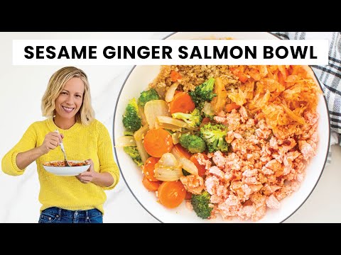 The Ultimate 20-Minute Dinner: Sesame Ginger Salmon Bowl