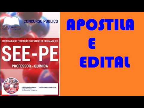 Apostila Professor de Química Concurso SEE PE 2016
