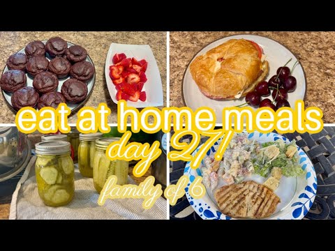 DINNER TO GO! || EAT AT HOME DAY 27
