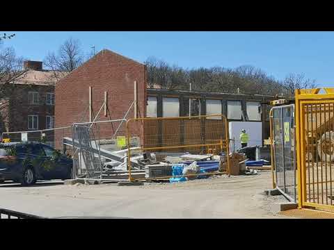 BYGGE av NYA SNÄCKEBACKSSKOLAN i Ronneby - 2023-05-08 - Blekinge