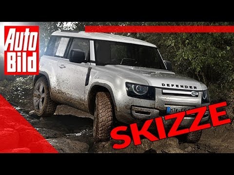 Land Rover Defender (2020): Neuvorstellung - Skizze - Details