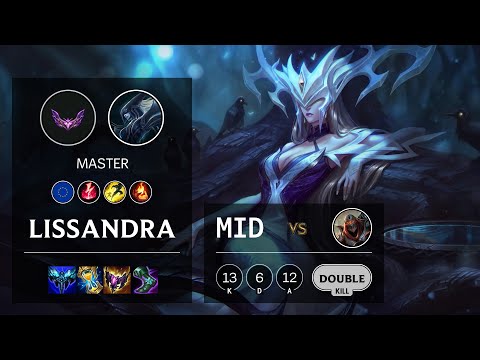Lissandra Mid vs Zed - EUW Master Patch 12.4