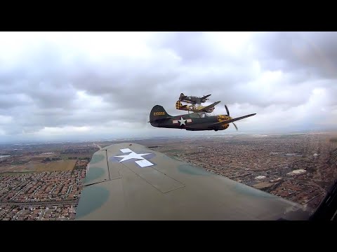 P-40 Heritage Flight and Missing Man Formation