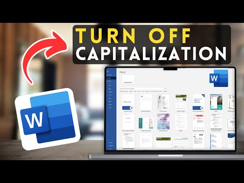 How to Turn Off Auto Capitalization in MS Word | Microsoft Word Tutorial (2025)
