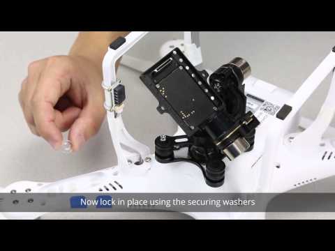 DJI   How to install the Zenmuse H3 3D on the New Phantom 2