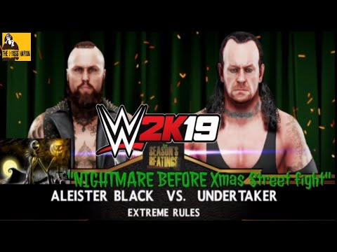 WWE 2K19: SEASON'S BEATINGS "Pre-Show" NIGHTMARE BEFORE X-MAS STREET FIGHT!