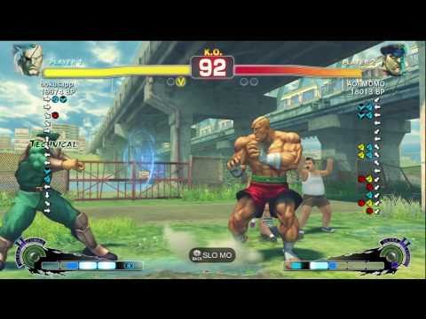 Bonchan [Sagat] vs AOI MOMO [Bison] SSF4 Japanese Online Ranked Matches - TRUE-HD