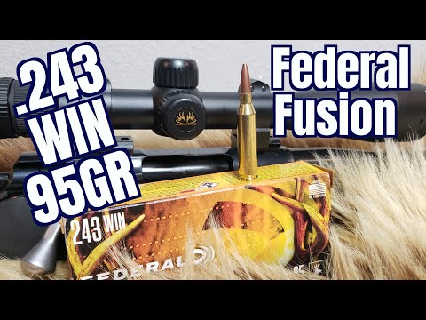 .243 Winchester 95gr Federal Fusion Thompson Center Venture