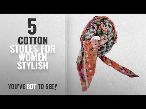 Top 10 Cotton Stoles for Women Stylish