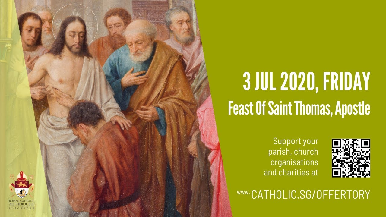 Catholic Daily Mass Today Online 3rd July 2020 Friday Live At Archdiocese of Singapore