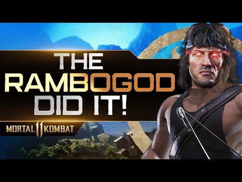 HE PICKED RAMBO & EVERYONE LOST THEIR MIND! THE KING IS BACK! - Mortal Kombat 11