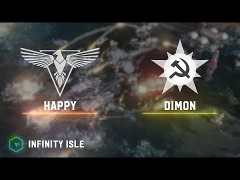 Happy(A) vs Dimon(S) - Infinity Isle - Red Alert 3