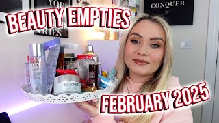 SKINCARE & BEAUTY EMPTIES FEBRUARY 2025 - PRODUCTS I USED UP THIS MONTH ✨ | MISS BOUX