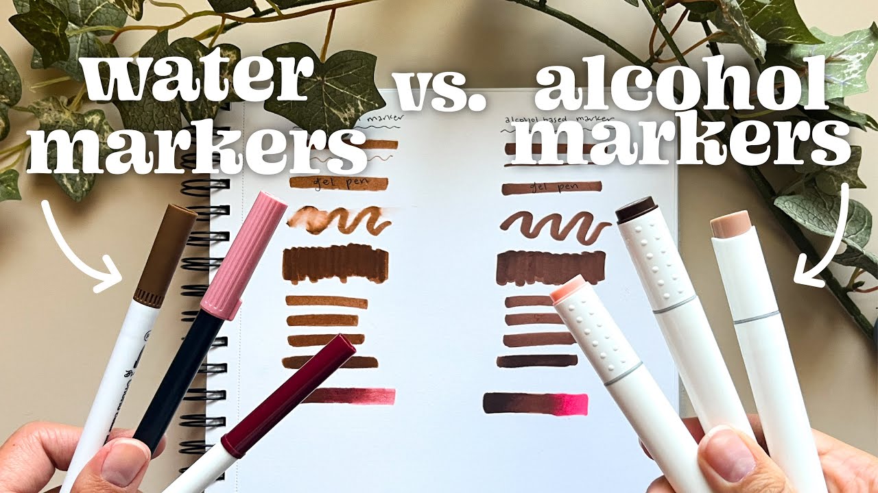 Alcohol vs Water: Which Markers to Choose? 🎨