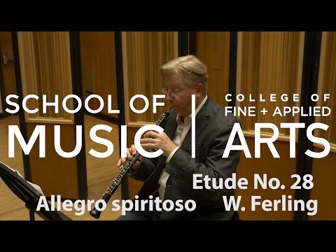 Professor John Dee: ILMEA Oboe - Etude No. 28 Allegro spiritoso - W. Ferling
