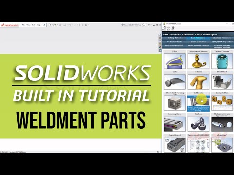 Basic Techniques: Weldment Parts | SOLIDWORKS Built-In Tutorials