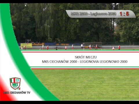 Skrót meczu: MKS Ciechanów 2000 - Legionovia Legionowo 2000 (21.08.2016)