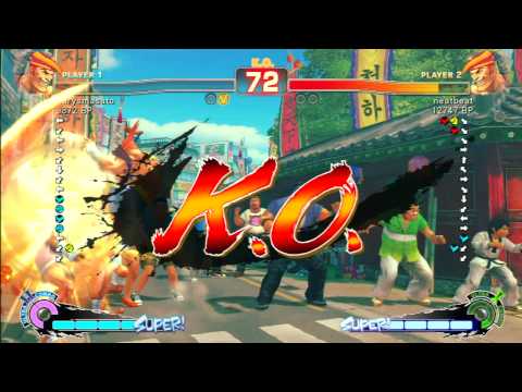SSF4 Rank Match  charymasato (AD)  vs  neatbeat (AD)