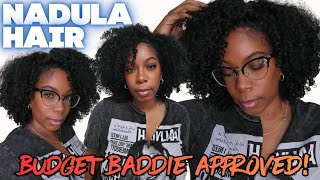If This Wig Ain’t It, I Don’t Know What Is! ⏰️ 🤏🏾 | Juicy Textured Curly Wig Review | Nadula Hair